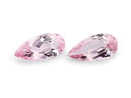 [SPINX3489] Light Pink Spinel 9.5x4.7mm Pear Shape - Pair