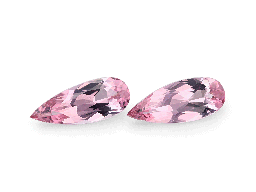 [SPINX3490] Light Pink Spinel 9.5x3.8mm Pear Shape - Pair