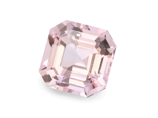 [MGX3125] Morganite 8.50mm Square Emerald Cut Pink