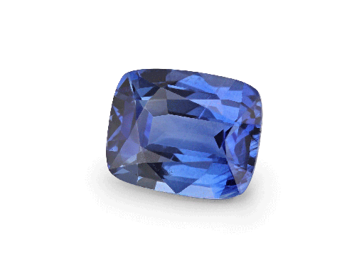 [SCX3482] Ceylon Sapphire 7.2x5.8mm Cushion  Bright Blue