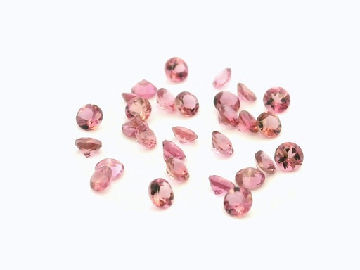 [TUKR0275] Pink Tourmaline 2.75mm Round