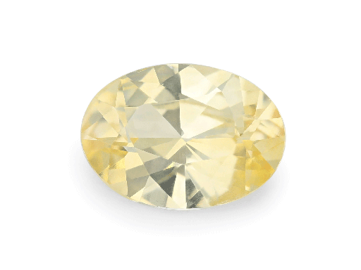 [SYX3132] Madagascan Yellow Sapphire 8.7x6.2mm Oval Light