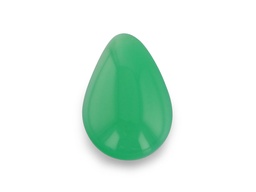 [CPX3009] Chrysoprase 12.9x8.2mm Pear Cabochon