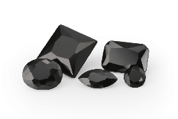 Cubic Zirconia (Black) - Radiant