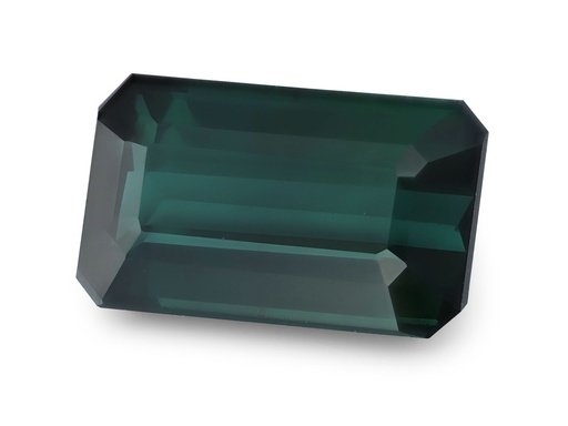 [TUX3711] Tourmaline 10x5.9mm Emerald Cut Green