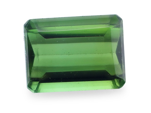 [TUX3772] Green Tourmaline 4.65x3.3mm Emerald Cut