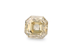 [DIAX3384] Light Champagne Diamond 4x3.9mm Emerald Cut