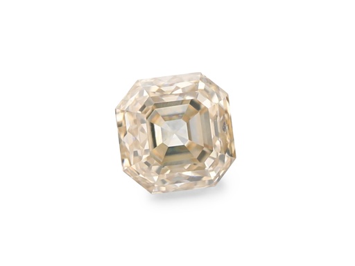[DIAX3391] Champagne Diamond 4.00mm Square Emerald Cut