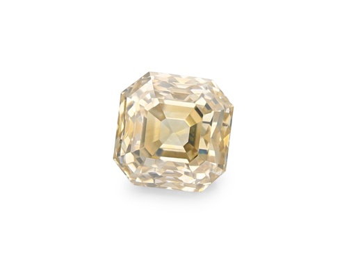 [DIAX3393] Light Champagne Diamond 4.00mm Square Emerald Cut