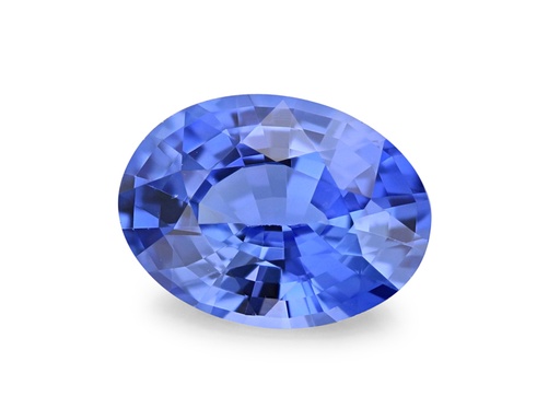 [SCX3526] Ceylon Sapphire 7.8x5.75mm Oval Mid Blue