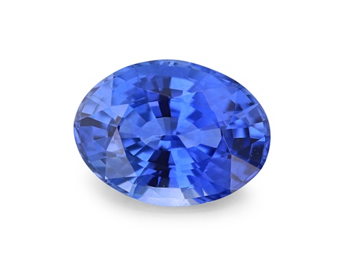 [SCX3532] Ceylon Sapphire 7.9x5.85mm Oval Mid Blue
