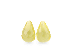 [LQBR-1208] Lemon Quartz 12x8mm Briolette 