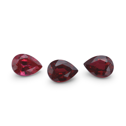 Synthetic Ruby - Pear Shape