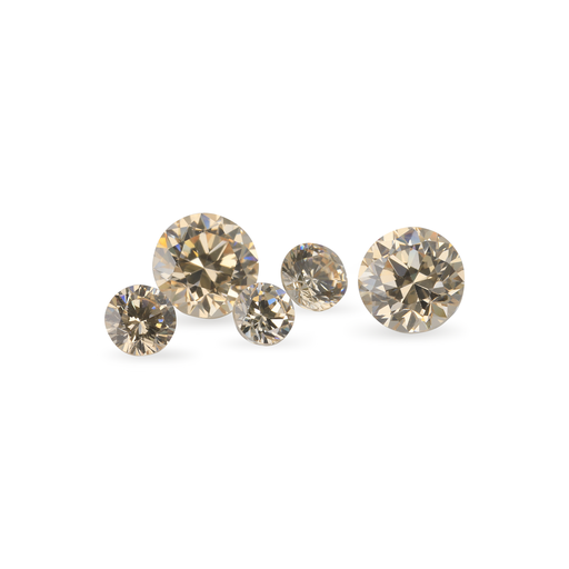 Signity Cubic Zirconia (Champagne) - Round