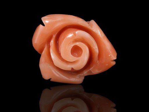 [CORAX3079] Momo Coral 13mm Rosette Pink