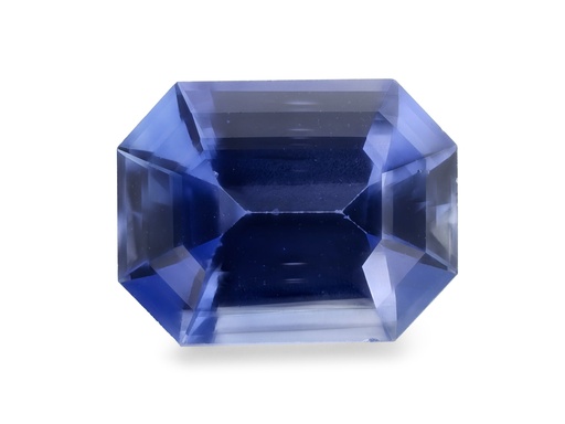 [SCX3565] Ceylon Sapphire 7.3x5.3mm Emerald Cut Blue