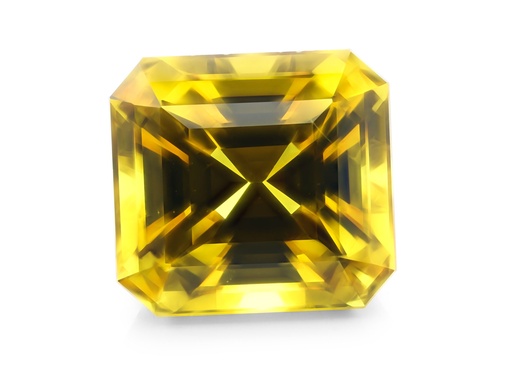 [SYX3147] Madagascan Yellow Sapphire 7.13x6.64mm Emerald Cut