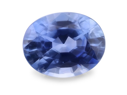 [SCX3573] Ceylon Sapphire 7.3x5.8mm Oval Light Blue