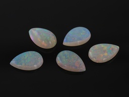 [NP10805] White Opal 8x5mm Pear Shape 1st Grade