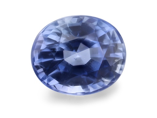 [SCX3591] Ceylon Sapphire 7.5x6.25mm Oval Light Blue