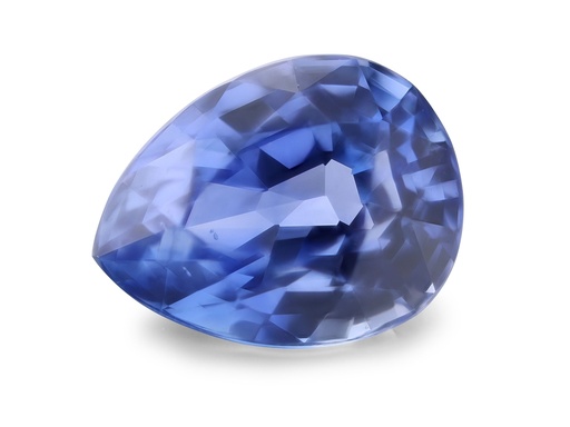 [SCX3592] Ceylon Sapphire 8.3x6.4mm Pear Shape Light Blue