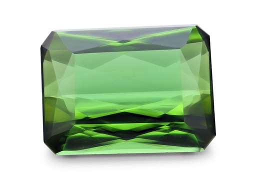 [TUX3943] Tourmaline 8.15x6.1mm Fancy Emerald Cut Green