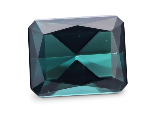 [TUX3957] Tourmaline 10x8.1mm Fancy Emerald Cut Blue Green