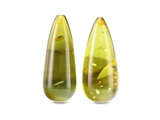 Green Amber Drops 30-40mm