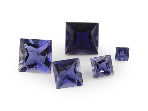 [WQP06] Iolite 6.00mm Princess Cut