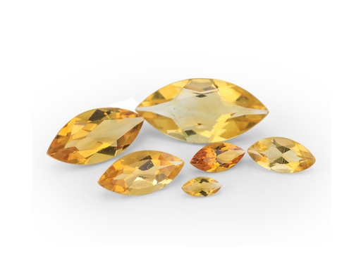 [CM05025A] Citrine 5x2.5mm Marquise Signity