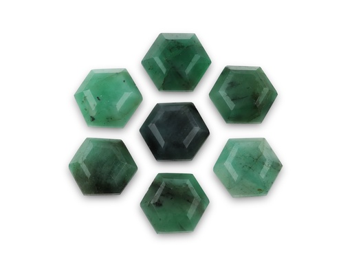 [EJ3033] Emerald 7.00mm+/- Hexagon