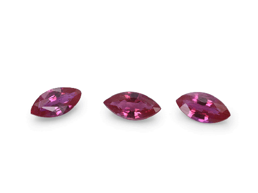 [RM105025P] Ruby Good Pink Red 5x2.5mm Marquise