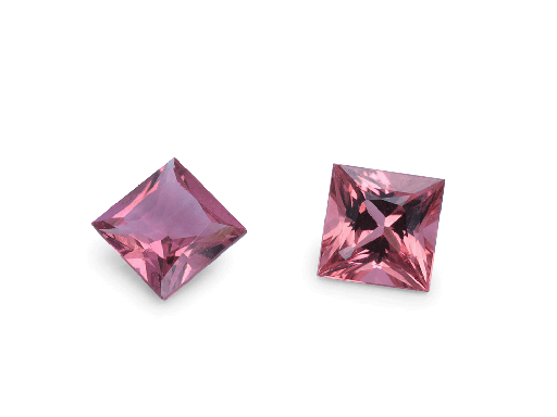 [TUKQP05] Pink Tourmaline 5.00mm Princess Cut
