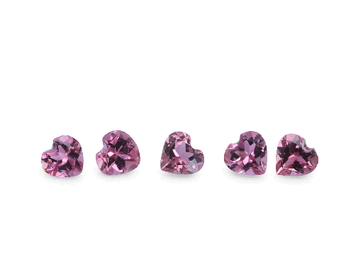 [TUKH03] Pink Tourmaline 3.00mm Heart Shape