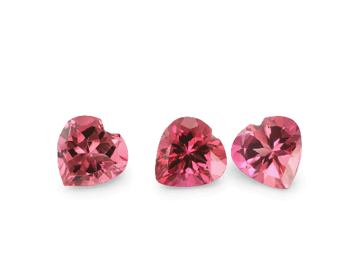 [TUKH05] Pink Tourmaline 5.00mm Heart Shape