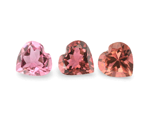 [TUKH06] Pink Tourmaline 6.00mm Heart Shape