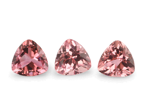 [TUKT06] Pink Tourmaline 6.00mm Trilliant