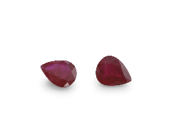[RP20504R] Ruby 5x4mm Pear Shape Mid Red 