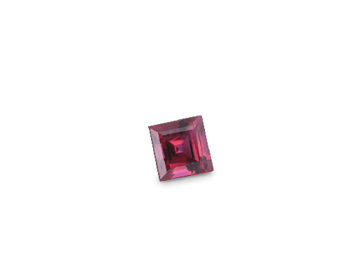 [RQ1035P] Ruby 3.50mm Square Carre Good Pink Red