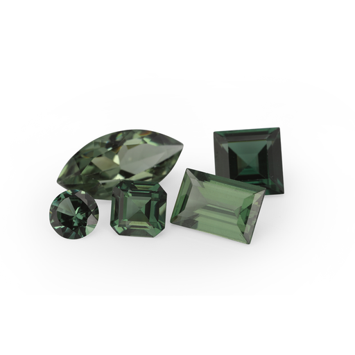 [USTJ1012] Synthetic Tourmaline Spinel 8x6mm Emerald Cut