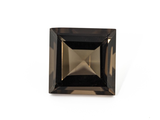 [YQ-15] Smoky Quartz 15mm Carre Cut