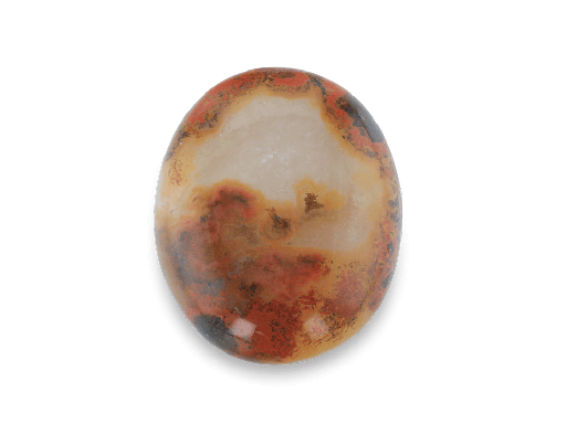[ORNX10661] Agate 31x25mm Oval Cabochon