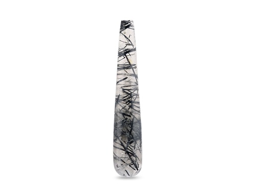 [QZX3849Z] Tourmalated Quartz 49x9mm Single Drop