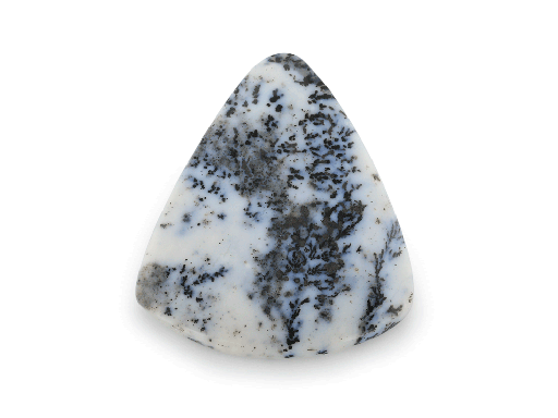 [ORNX11116] Dendritic Agate 34x30mm Triangle Cabochon 