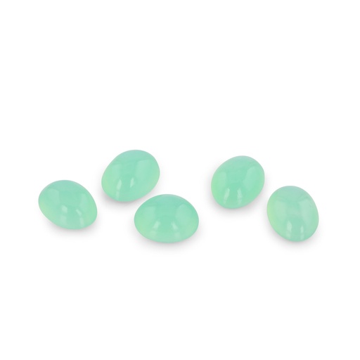 [CPJ1009] Chrysoprase 4x3mm Oval Cabochon Good Quality 