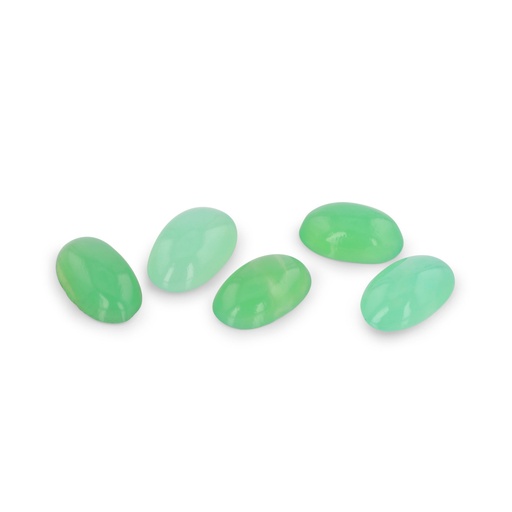 [CPJ1010] Chrysoprase 5x3mm Oval Cabochon Good Quality 