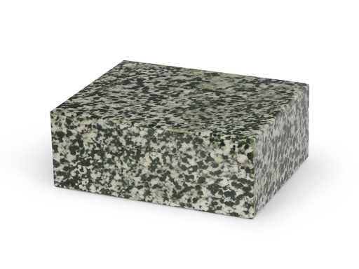 [ORNX3061] Ornamental Green Spotted Jasper 100x80mm Gem box