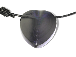 [ORNX3099] Rainbow Obsidian 40x34mm Pear Shape Pendant 