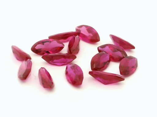 [RSPM-1005] Synthetic Ruby Dark Pink 10x5mm Marquise