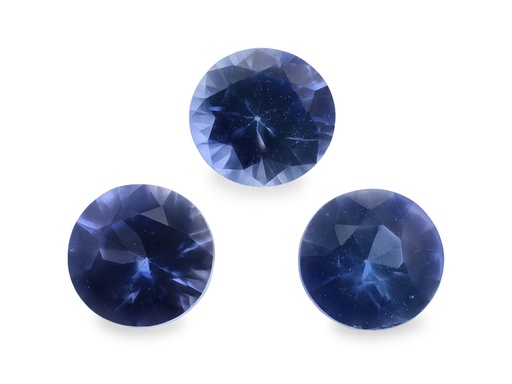 [SCR0375D] Ceylon Sapphire 3.75mm Round Mid Blue